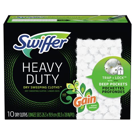 Swiffer Sweeper Heavy Duty Dry Pad Refill, Gain Original Scent, 10 Ct - Walmart.com