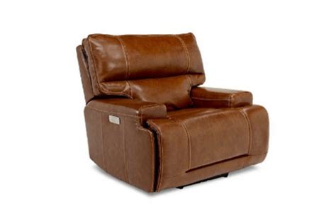 Oslo 3 Power Recliner in Brown Leather | Recliners | Living Room