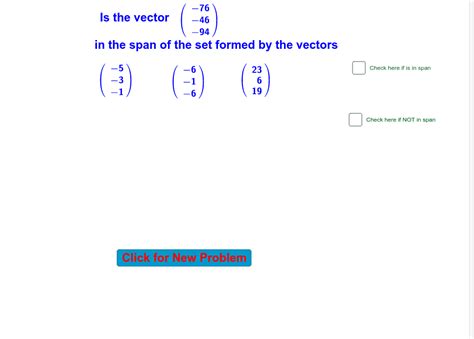 Is a Vector in the Span? – GeoGebra