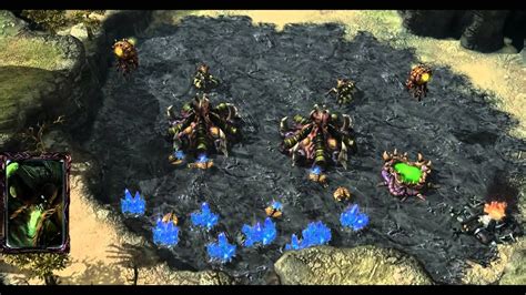 Starcraft 2 - Heart of the Swarm - Mission Zergling Evolution - Brutal - YouTube