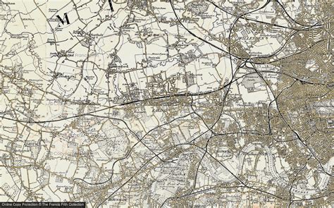 Historic Ordnance Survey Map of Ealing, 1897-1909