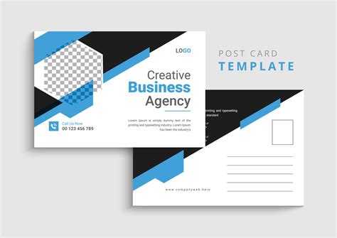 Corporate business postcard template 12193678 Vector Art at Vecteezy