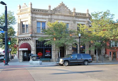 Historical Buildings in the Old Western Town of Sheridan, Wyoming Editorial Photo - Image of ...