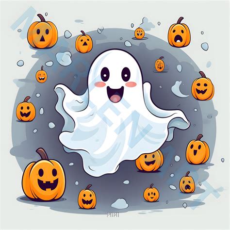 Baby Ghost Baby Ghost Clipart Cute Ghost PNG & SVG Files - Etsy