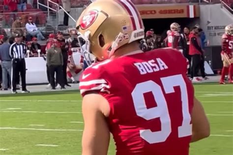 Former Teammate Shares Weird Ritual 49ers' Nick Bosa Uses to Amp Himself Up on the Field - Free ...