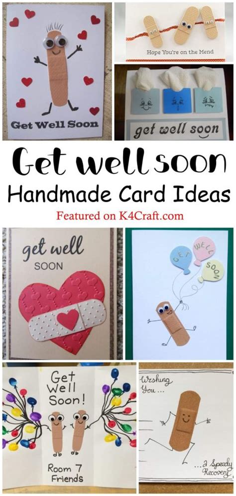 Beautiful DIY "Get Well Soon" Card Ideas - K4 Craft