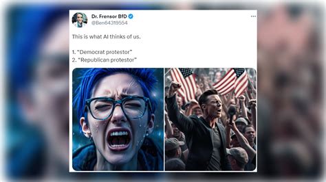 Democrat Protestor AI vs. Republican Protestor AI | Know Your Meme