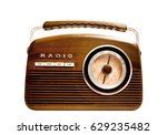 Stylish Vintage Portable Radio Free Stock Photo - Public Domain Pictures