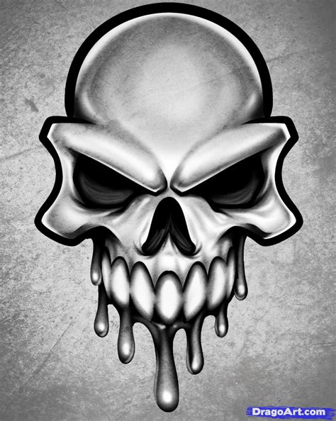 Free Easy Cool Skull Drawings, Download Free Easy Cool Skull Drawings png images, Free ClipArts ...