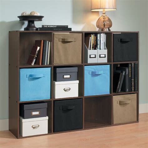 Closetmaid Multi-Purpose 12-Cube Storage Wire Organizer, Espresso, Closet - Walmart.com