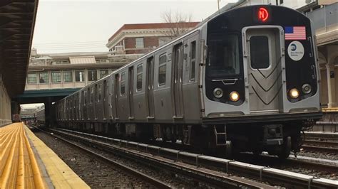 [MTA]: R160 Siemens (N) Train Bypasses Avenue U - YouTube