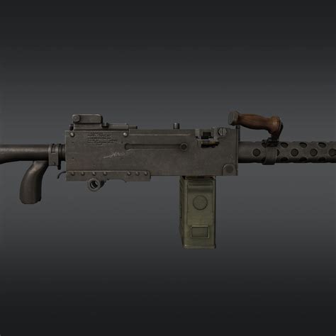 M1919A6 Machine Gun 3D Model $59 - .fbx .obj .max - Free3D