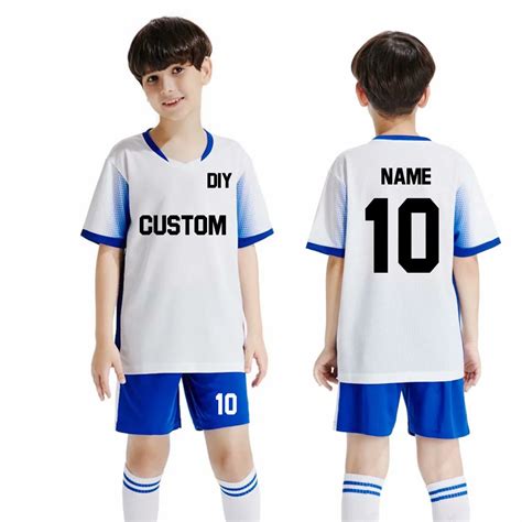 Professional Custom Youth Kids Soccer Jerseys Set Uniforms Football Clothes Sports Kit Cheap ...