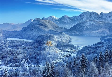 nature, Landscape, Mountain, Trees, Forest, Germany, Winter, Snow ...