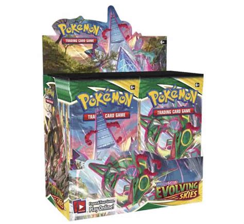 Pokemon Sword & Shield Evolving Skies Booster 6 Box Case Price History at Midwest Cards on ...