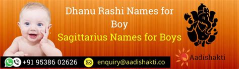 400+ Dhanu Rashi Names for Boy - Sagittarius Names for Boys