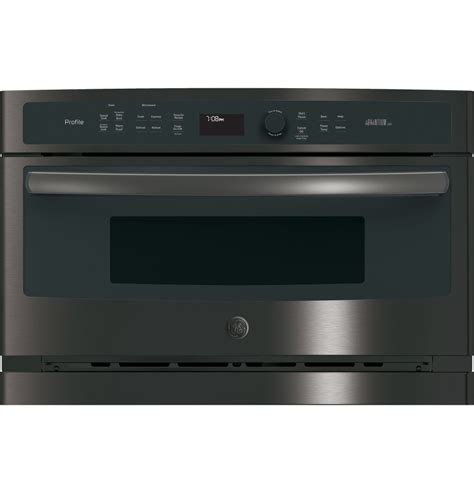 GE Appliances PSB9100BLTS Profile Advantium Series 27 Inch Electric Single Wall Oven/Microwave ...