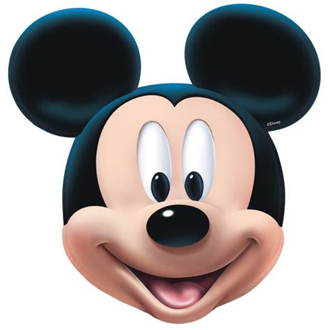 Mickey Mouse Face - Cliparts.co