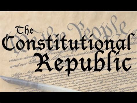 Keep The Constitutional Republic, If So Americans Must Obey The Laws ...