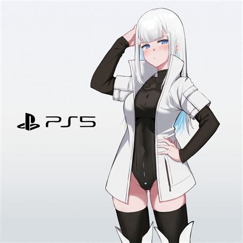 Artists make the PlayStation 5 a waifu