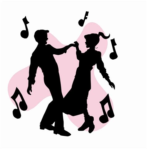 Disco Dancers Silhouette at GetDrawings | Free download