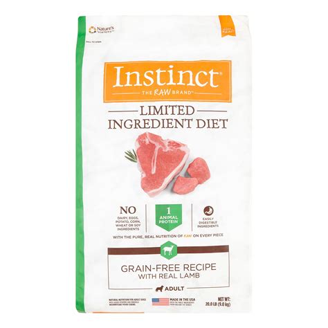 Instinct Limited Ingredient Diet Grain Free Recipe with Real Lamb ...