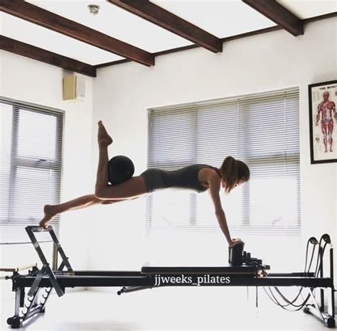 An ADVANCED Pilates Reformer exercise tapping into this weeks #healingwithpilates 61 - Core ...