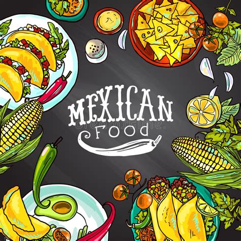 Mexican Food Stock Vector - Image: 49114822