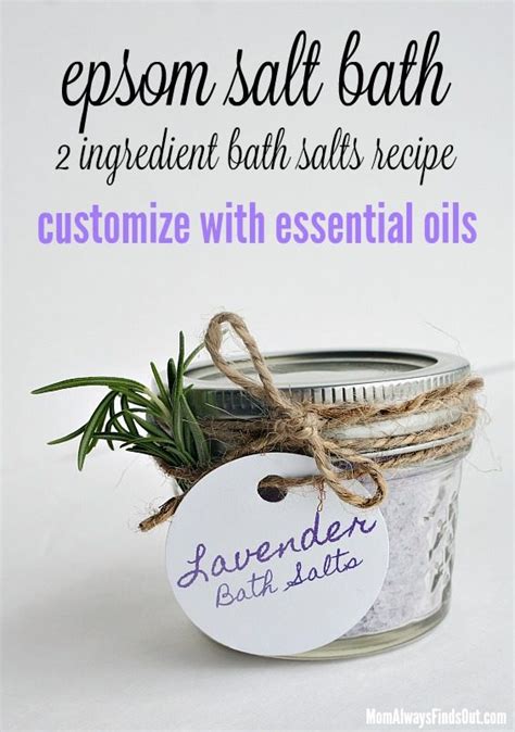 DIY Bath Salts with Epsom Salt Recipe (Customize with Essential Oils!)