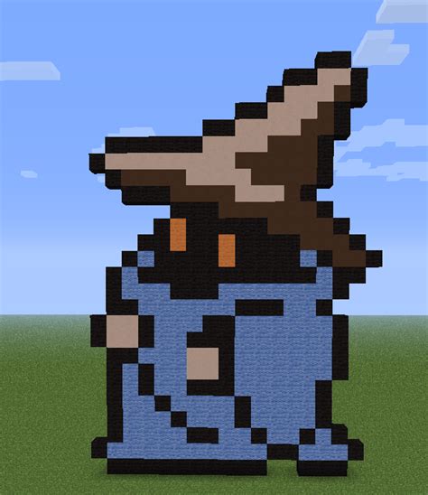 Black Wizard, Minecraft Pixel art by boltyhead on DeviantArt