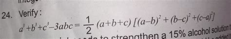 √1000以上 a^3+b^3+c^3-3abc formula proof 143898-A^3+b^3+c^3-3abc formula ...