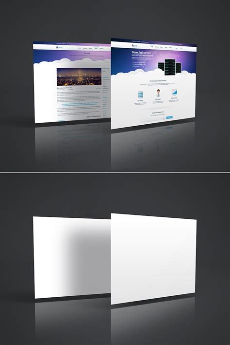 Web Page PSD Mockup - graphberry.com