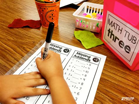 Hands on Math Activities - Sparkling in Second Grade