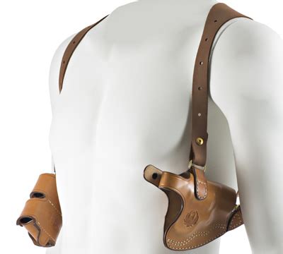 Ruger SP101®, LCR®, & LCRx® Three Piece Ultra Shoulder Holster Right-Handed-ShopRuger