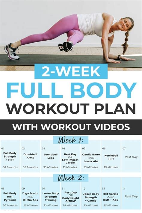 14-Day Workout Challenge (Free PDF) | Nourish Move Love