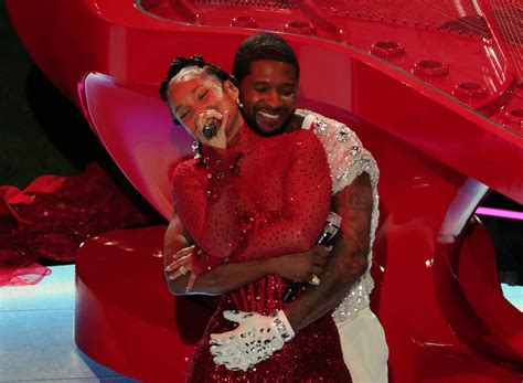 IN PHOTOS: Usher dazzles at Super Bowl halftime show with help from his friends