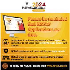 Applications for NSFAS 2024-2025 - www.nsfas.org.za