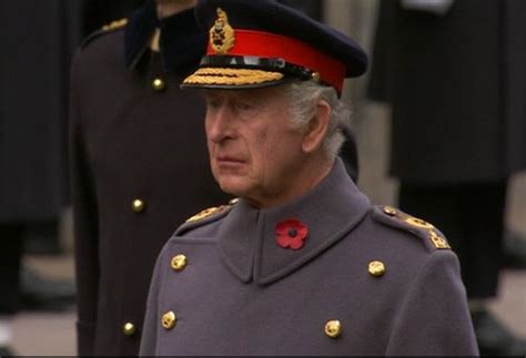 WATCH: King Charles overcome with emotion during first Remembrance ...