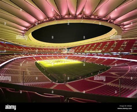 Inside the Empty Metropolitano Stadium (Cívitas Metropolitano) in ...