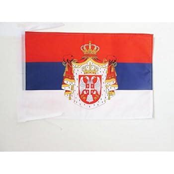 Amazon.com : AZ FLAG Kingdom of Serbia 1882-1918 Flag 18'' x 12'' Cords - Royal Serbian Small ...