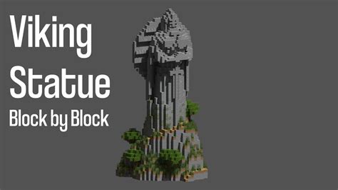 Minecraft Viking Statue Tutorial - YouTube