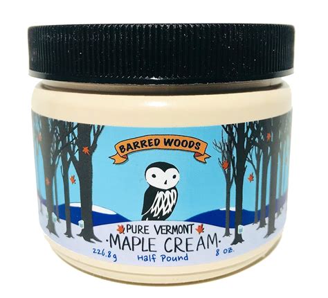 Amazon.com : Pure Vermont Maple Cream - Barred Woods Maple Products ...