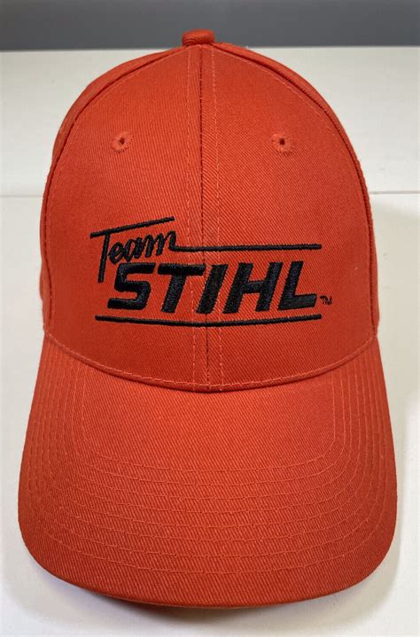 Stihl Hat “Team Stihl” Orange Adjustable Never Worn E… - Gem