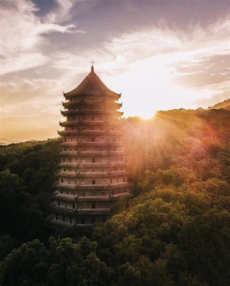 Liuhe Pagoda, literally Six Harmonies Pagoda, is a multi-story Chinese ...