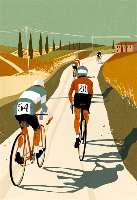 Riding Tuscan Roads | Veerle's Blog 4.0 | Bike poster, Bike ...