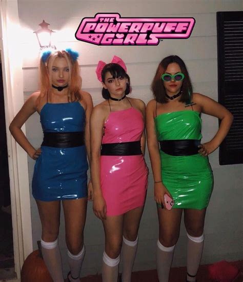 powerpuff girls costume | Powerpuff girls costume, Cute group halloween costumes, Trio halloween ...