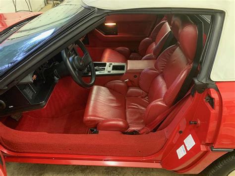 corvette red interior | Barn Finds