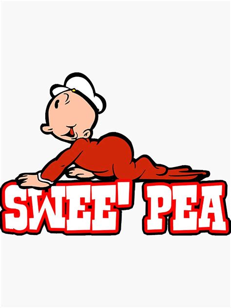 "Swee Pea from Popeye " Sticker for Sale by DonaldL7954948 | Redbubble