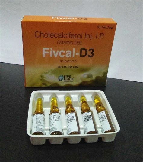 Biochemix Liquid Cholecalciferol 600000 IU Injections, Rs 195 /pack | ID: 19744700312