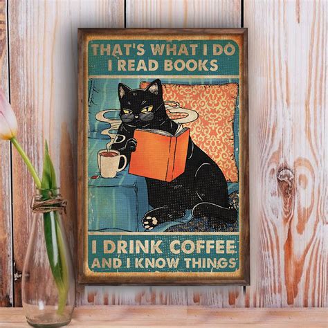 That's What I Do I Read Books I Drink Coffee and I Know - Etsy Canada